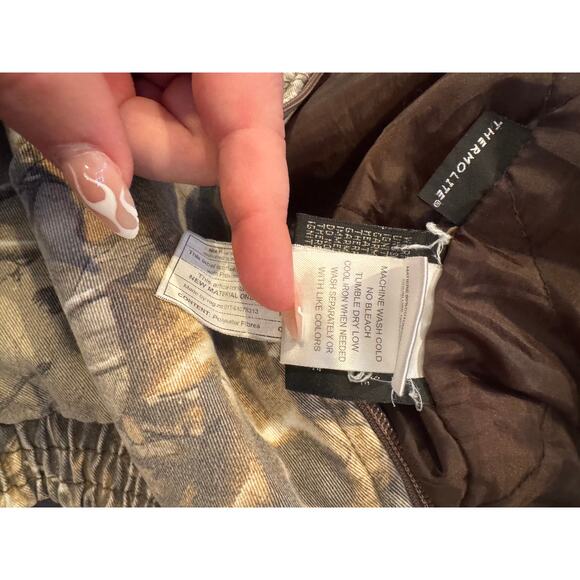 Youth RedHead Silent-Hide Insulated Camo Jacket Realtree Large - Picture 7 of 9